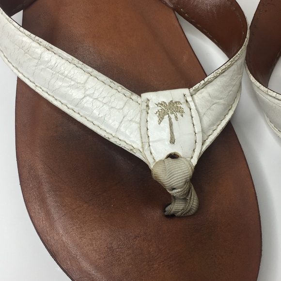 Eliza B. | Leather Flip Flops/Sandals - Picture 2 of 8